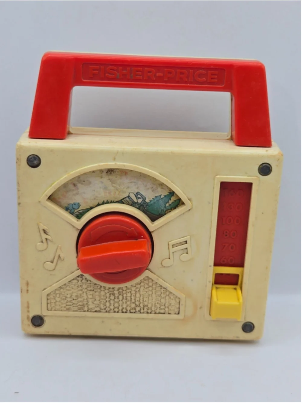 Vintage 1979 Fisher Price #792 The Teddy Bear's Picnic Radio Music Box, WORKING